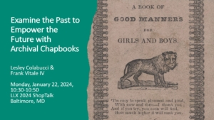 LLX 2024 ShopTalk Presentation by Leslie Colabucci and Frank Vitale IV program graphic.