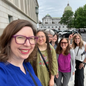Picture of Lebanon Valley College Staff at the State Library of Pennsylvania