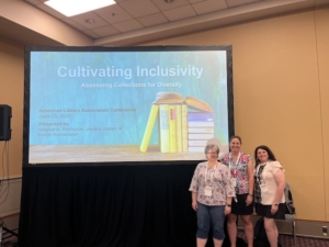 Stephanie Thompson and colleagues at the 2025 ALA Annual Meeting.